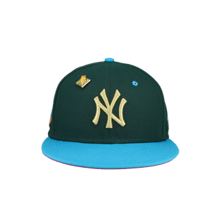 New York Yankees '96 Olympic Collection Green 2 Tone 1996 World Series Fitted Hat