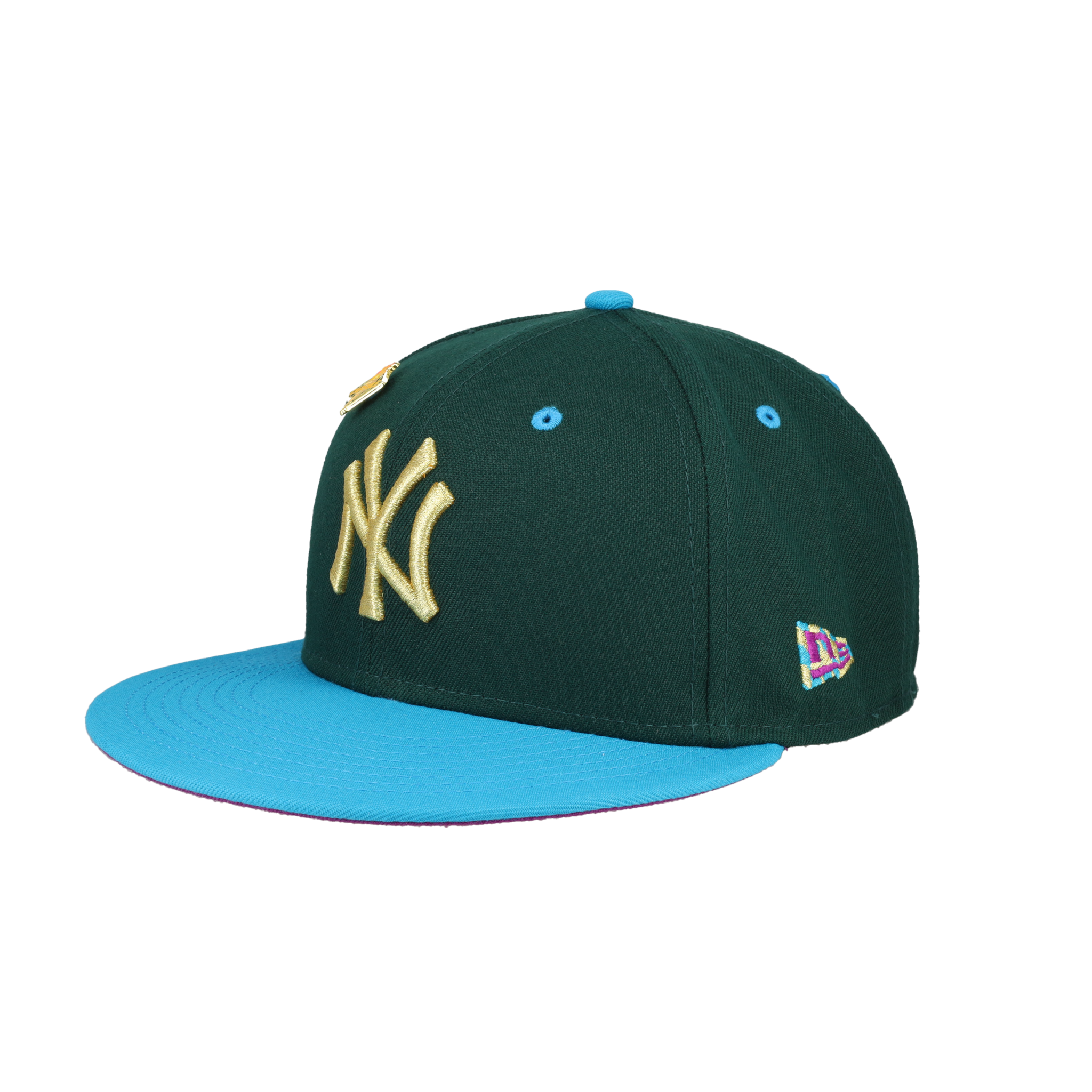 New Era New York Yankees '96 Olympic Collection (Part 1) 1996 World Series Capsule Hats Exclusive 59FIFTY Fitted Hat Gold/Blue