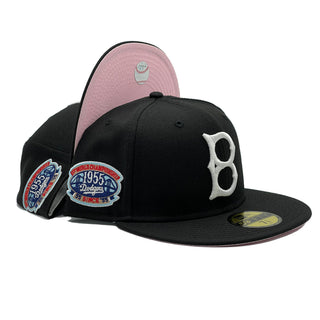 Brooklyn Dodgers 1955 World Series Patch Fitted Hat