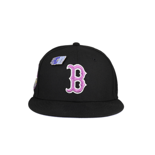 Boston Red Sox Purple Punch Collection 2018 World Series Patch Fitted Hat