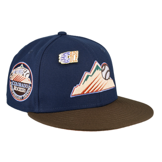 Colorado Rockies Navy Nitro Collection 10th Year Fitted Hat