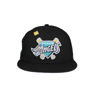 Anaheim Angels Spring Collection 40th Season Patch Fitted Hat