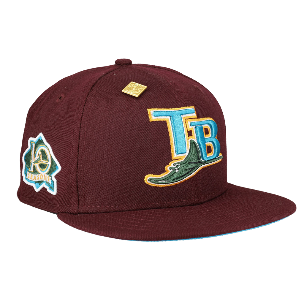 Tampa Bay Rays 10 Seasons 59Fifty Fitted Hat – CapsuleHats